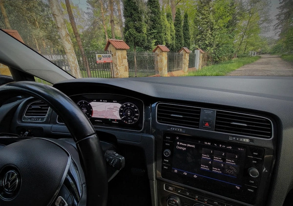 Volkswagen Golf cena 57300 przebieg: 193000, rok produkcji 2018 z Żyrardów małe 232